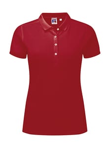 Russell Europe R-566F-0 - Ladies’ Stretch Polo Classic Red