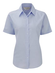 Russell Europe R-933F-0 - Ladies` Oxford Blouse Oxford Blue