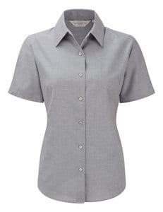 Russell Europe R-933F-0 - Ladies` Oxford Blouse Silver
