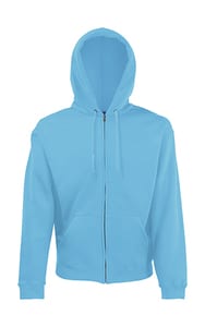 Fruit of the Loom 62-062-0 - Hooded Sweat Jacket Azure Blue