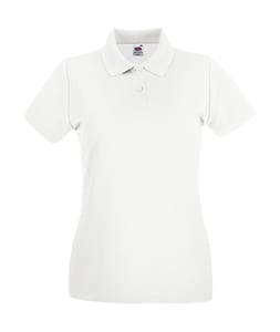 Fruit of the Loom 63-030-0 - Lady-Fit Premium Polo White