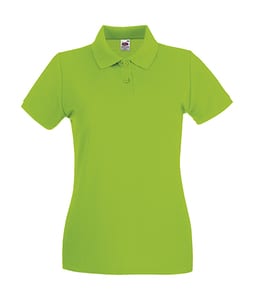 Fruit of the Loom 63-030-0 - Lady-Fit Premium Polo Lime Green