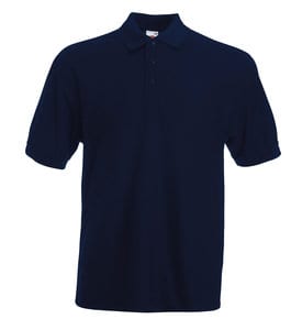 Fruit of the Loom 63-402-0 - Piqué Polo Mischgewebe Deep Navy