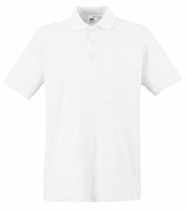 Fruit of the Loom 63-218-0 - Premium Polo White