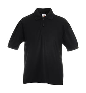 Fruit of the Loom 63-417-0 - Kids Polo 65:35 Black