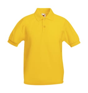 Fruit of the Loom 63-417-0 - Kids Polo 65:35 Sunflower