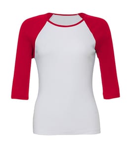 Bella 2000: - 3/4 Sleeve Contrast Raglan T-Shirt