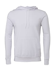Bella 3719 - Unisex Poly-Cotton Pullover Hoodie White