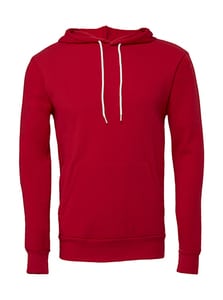 Bella 3719 - Unisex Poly-Cotton Pullover Hoodie Red