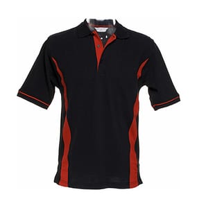 Kustom Kit KK617 - Scottsdale Polo Black/Red