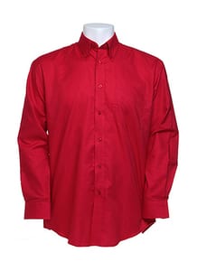 Kustom Kit KK351 - Promotional Oxford Shirt LS Red