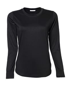 Tee Jays 590 - Ladies LS Interlock T-Shirt Black