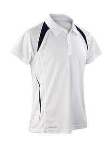 Result S177M - Spiro Team Spirit Polo White/Navy