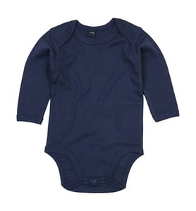 Babybugz BZ30 - Baby Organic LS Bodysuit Nautical Navy