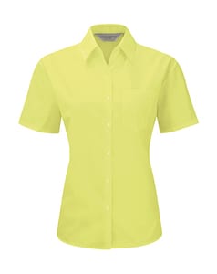 Russell Europe 935F - Short Sleeve Poplin Blouse Lime