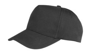 Result Caps RC084X - Boston 5-Panel Printers Cap Black