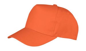 Result Caps RC084X - Boston 5-Panel Printers Cap Orange