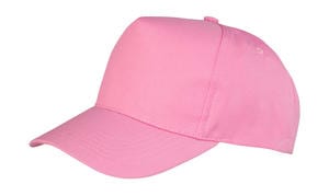 Result Caps RC084X - Boston 5-Panel Printers Cap Pink