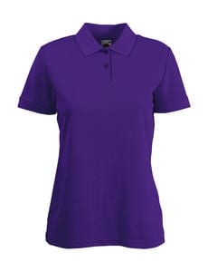 Fruit of the Loom 63-212-0 - Ladies Polo Mischgewebe Purple