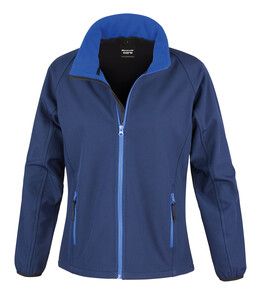 Result R231F - Core Ladies Printable Soft Shell Navy/ Royal