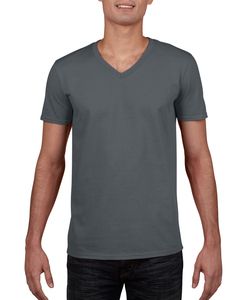 Gildan GN646 - Softstyle™ v-neck t-shirt Charcoal