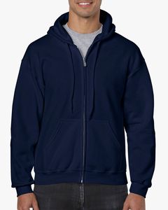 Gildan GN960 - Heavy Blend Adult Full Zip Hooded Sweatshirt Navy