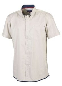 Pen Duick PK600 - Brandy Short-Sleeved Shirt Beige/Navy