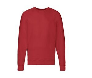 Fruit of the Loom SC360 - Lightweight Raglan Sweat Red