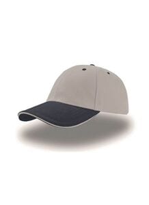 Atlantis AT003 - 6-panel sandwich cap Grey/Navy