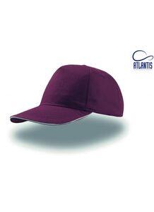 Atlantis AT004 - 5 panels cap Burgundy/White