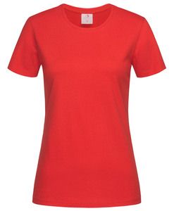 Stedman STE2600 - T-shirt Crewneck Classic-T SS for women Stedman Scarlet Red