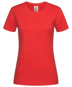 Stedman STE2620 - Organic  T-shirt Crewneck Classic-T for women Scarlet Red