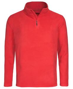 Stedman STE5020 - Polar Fleece Half Zip Active Scarlet Red