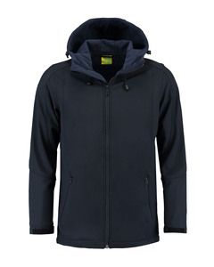 Lemon & Soda LEM3629 - Jacket Hooded Softshell for him Dark Navy