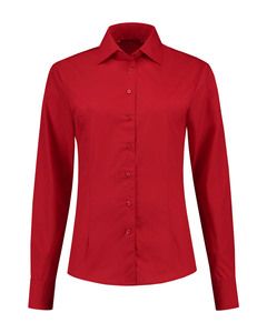 Lemon & Soda LEM3932 - Shirt Poplin Mix LS for her Red