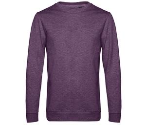 B&C BCU01W - Round Neck Sweatshirt # Heather Purple
