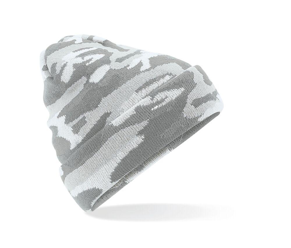 Beechfield BF419 - Beanie with camouflage lapel