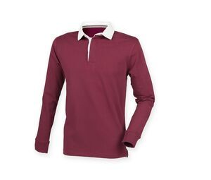 Front row FR104 - Mens Premium Superfit Rugby Deep Burgundy