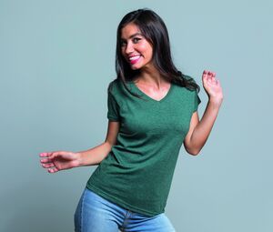 JHK JK158 - V-neck woman 145 T-shirt Turquoise