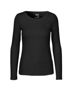 Neutral O81050 - Long-sleeved T-shirt for women Black