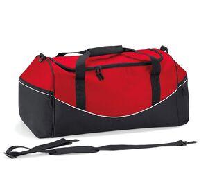 Quadra QD70S - Travel bag with large exterior pockets Classic Red/ Black/ White