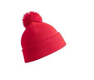 Result RC028 - Beanie with pompom Red