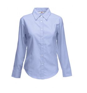 Fruit of the Loom SC411 - Lady-fit poplin long sleeve shirt