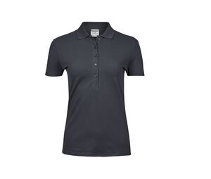 Tee Jays TJ145 - Womens luxury stretch polo Dark Grey