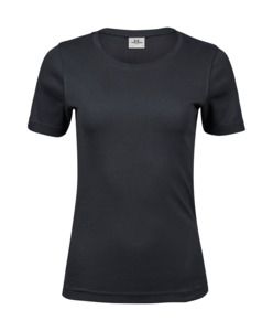 Tee Jays TJ580 - Womens interlock tee Dark Grey