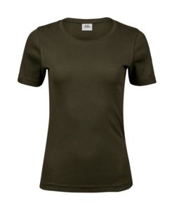 Tee Jays TJ580 - Womens interlock tee Dark Olive