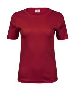 Tee Jays TJ580 - Womens interlock tee Deep Red 