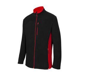 VELILLA V1504 - VESTE POLAIRE BICOLORE Black / Red