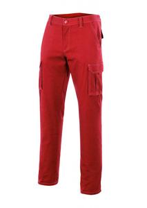 VELILLA V3001 - MULTI-POCKET PANTS Red