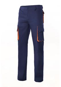 VELILLA V3004 - TWO-TONE MULTI-POCKET PANTS